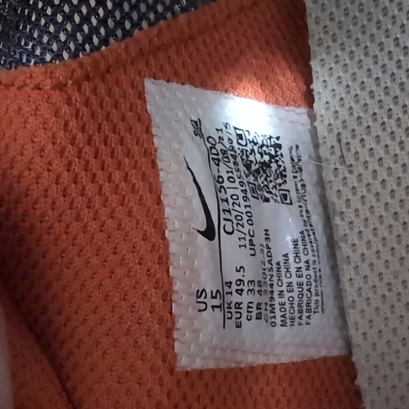 Nike Daybreak Navy Thunder Blue Sail Type CJ1156-400 Size 15.0 - Picture 8 of 11